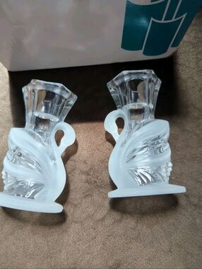 Partylite Candle And Candle Holder